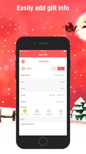 Christmas Planner Pro - Gifts idea & Shopping List(圖5)-速報App