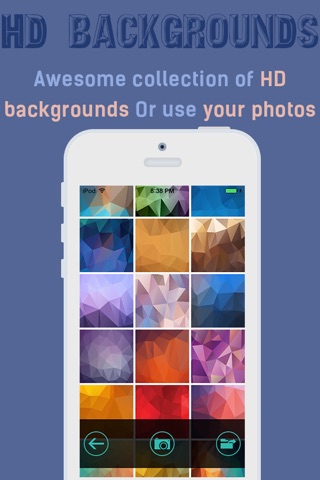 iPolygram- Create your own custom wallpapers and backgrounds screenshot 3