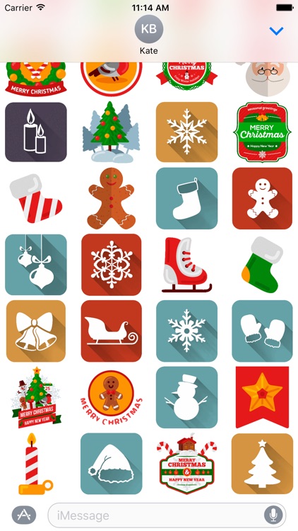 Holiday and Christmas Stickers screenshot-4