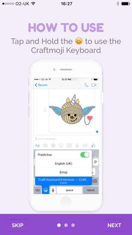 Craftmoji - the cute craft sticker App