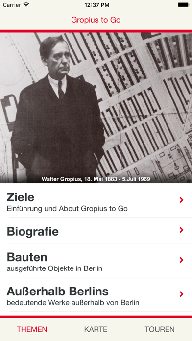How to cancel & delete Gropius to Go – Archiguide from iphone & ipad 1