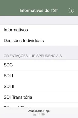 Game screenshot Informativos do TST (Original) mod apk