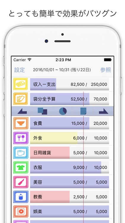 袋分家計簿 Pro - シンプル、簡単管理で効果はバツグン -