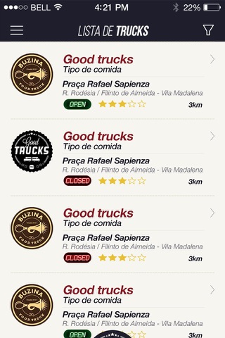 GoodTrucks screenshot 2