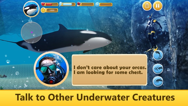 Ocean Whale Orca Simulator: Animal Quest 3D(圖2)-速報App