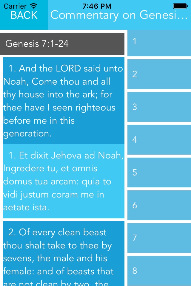 Commentary of John Calvin screenshot 3