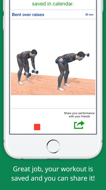 Upper Body Challenge Workout with dumbbells PRO screenshot-3