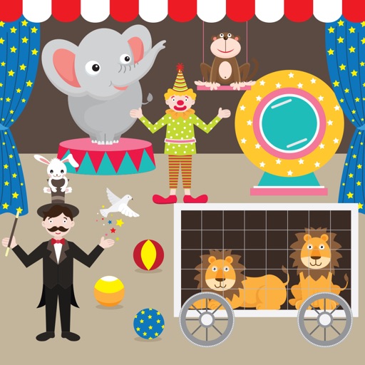 Circus Games - 10 funny circus themed games for Preschool and Kindergarten kids icon