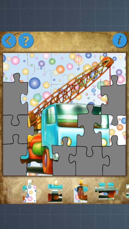 Jigsaw puzzles for baby. Cars. Lite Free