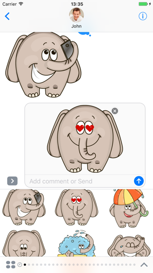 Elephant - Stickers for iMessage(圖1)-速報App