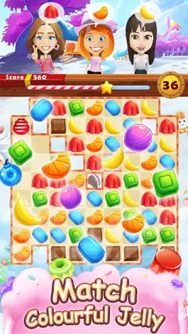 Game screenshot Sweet Jelly Paradise: Match & Serve mod apk