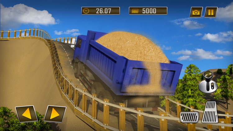 Hill Construction Crane Operator & Truck Driver 3D screenshot-3