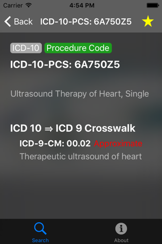 ICDxWalk - 2016 ICD 10 Code Search and ICD 9 Crosswalk screenshot 3