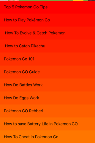 Guide Videos For Pokemon Go screenshot 2