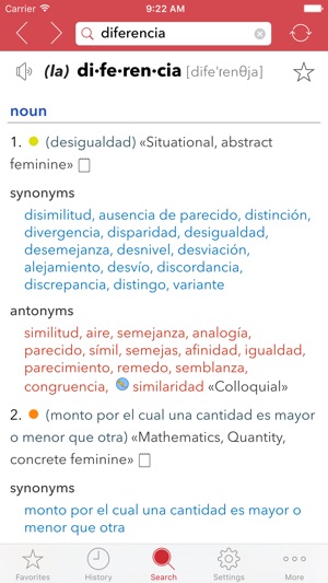 Spanish Thesaurus(圖3)-速報App