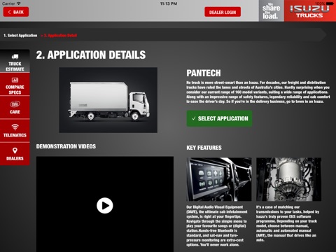 Isuzu Australia Dealer Sales App screenshot 3