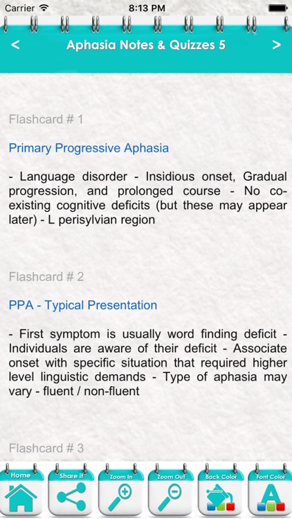 Aphasia Language Impairments 3000 Quiz Exam Review screenshot-3
