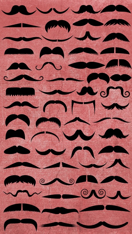 Mustache Color Stickers