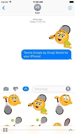 Tennis Emoji Stickers(圖1)-速報App