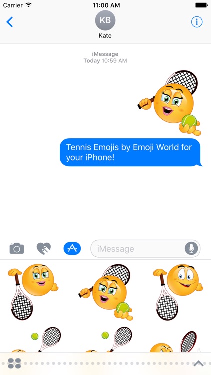 Tennis Emoji Stickers