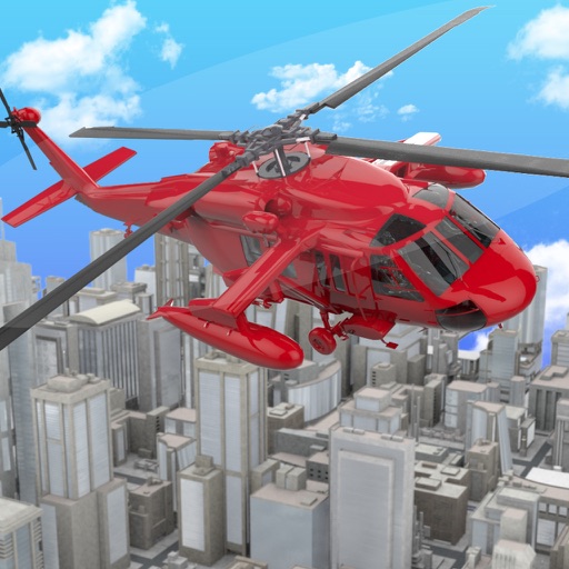 City Helicopter Rescue Flight Simulator 3D iOS App