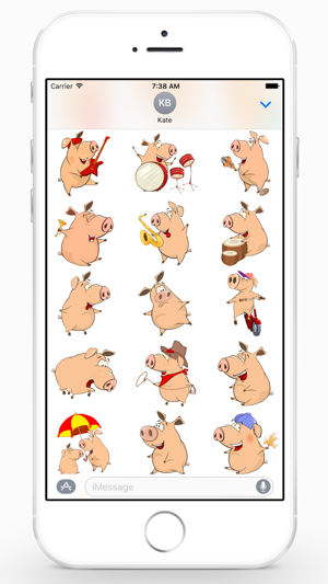 Piggy Pig Sticker Pack(圖3)-速報App