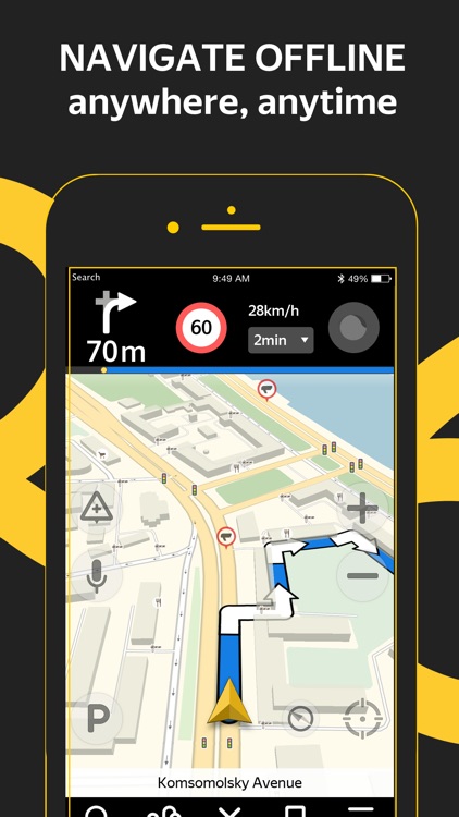 Yandex.Navi – navigation, maps