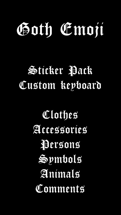 Goth Emoji