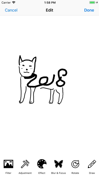 Draw Editor - Drawing On Pics screenshot-3