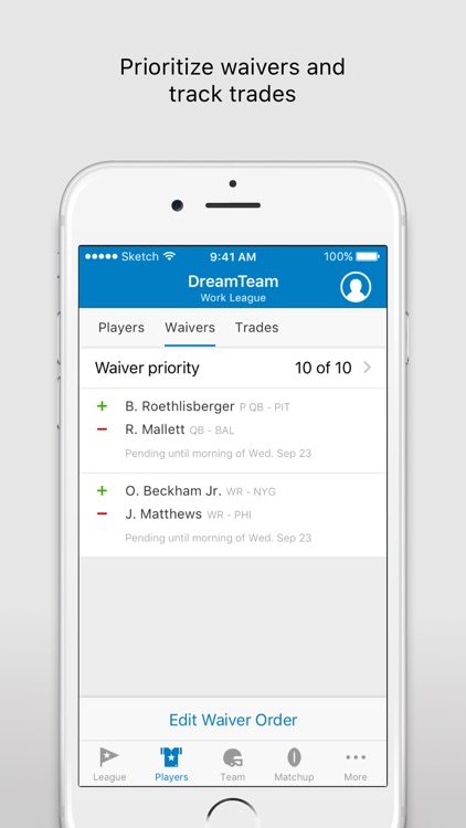 NFL Fantasy Football - Official NFL Fantasy App
