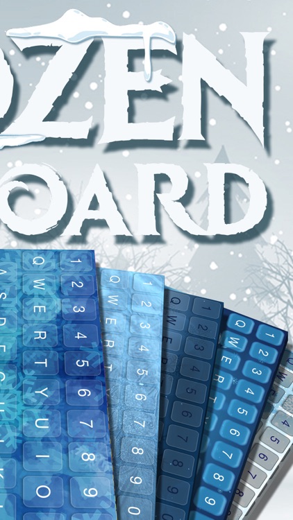 Frozen Keyboard Maker – Custom Keyboard Changer with Ice Backgrounds and Fancy Fonts Free