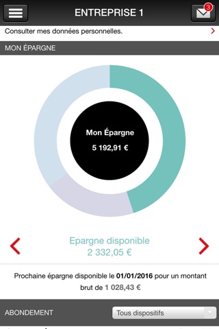 Epargne Salariale HSBC screenshot 2