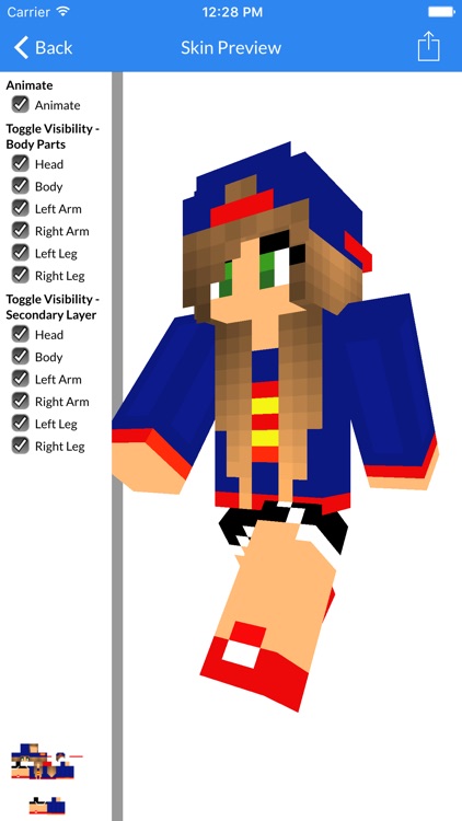 Best Cute and Sexy Girl Skin Of 2016 - New Best Skins For Minecraft Pocket Edition screenshot-4