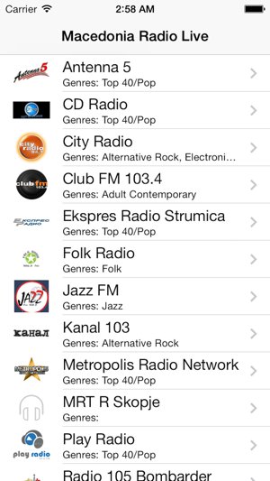 Macedonia Radio Live Player (Macedonian 