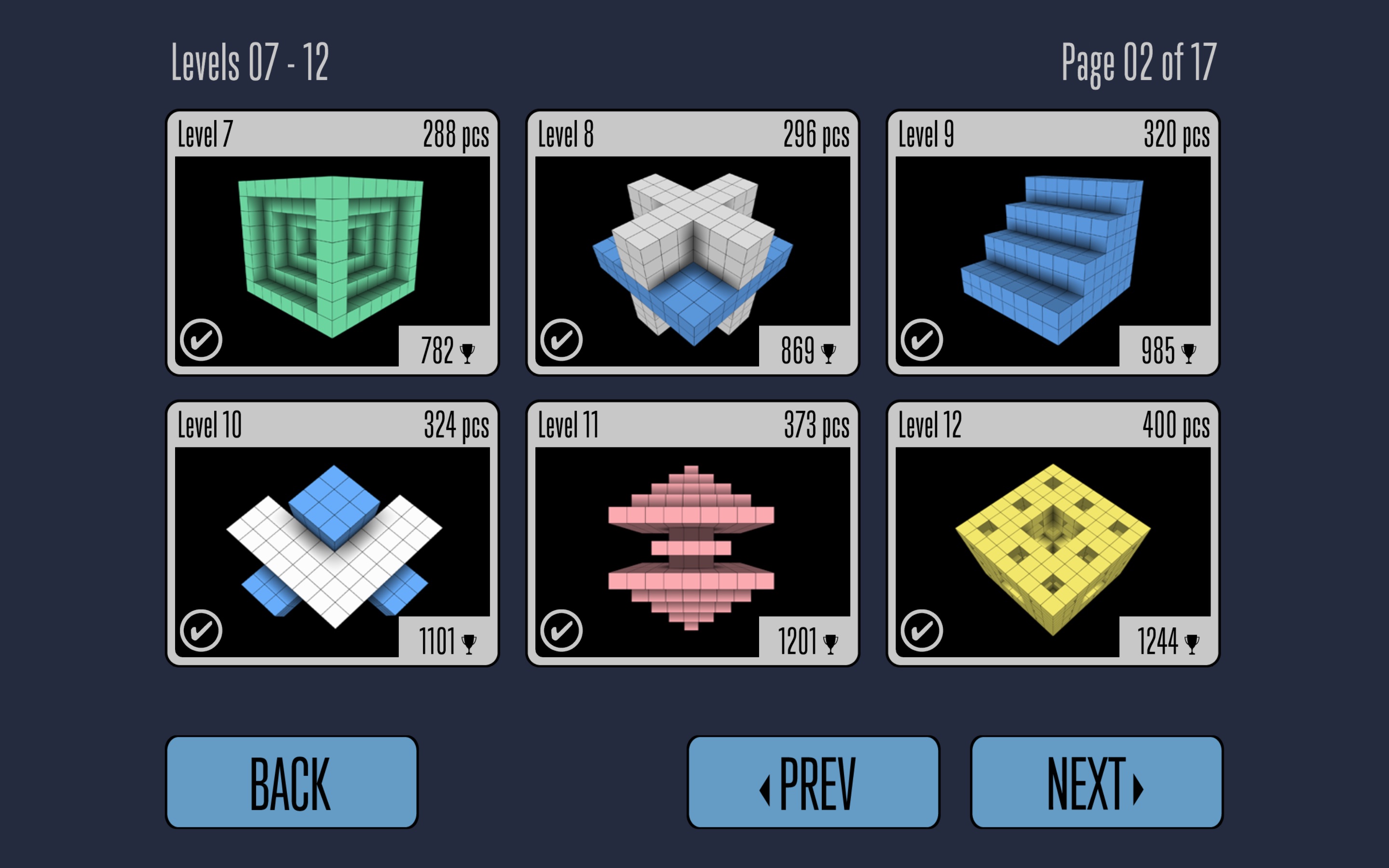 Screenshot do app Sea of Squares