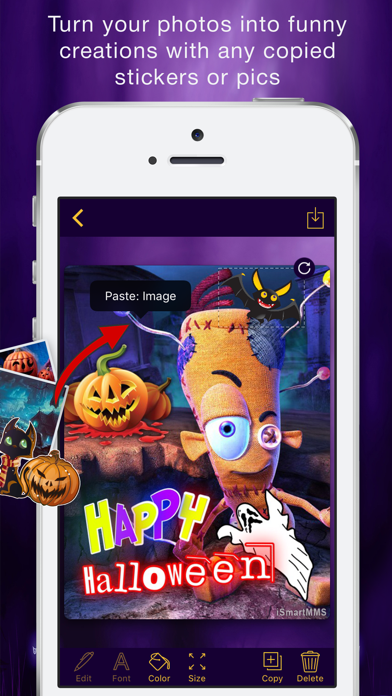 How to cancel & delete Halloween Cards Maker from iphone & ipad 1
