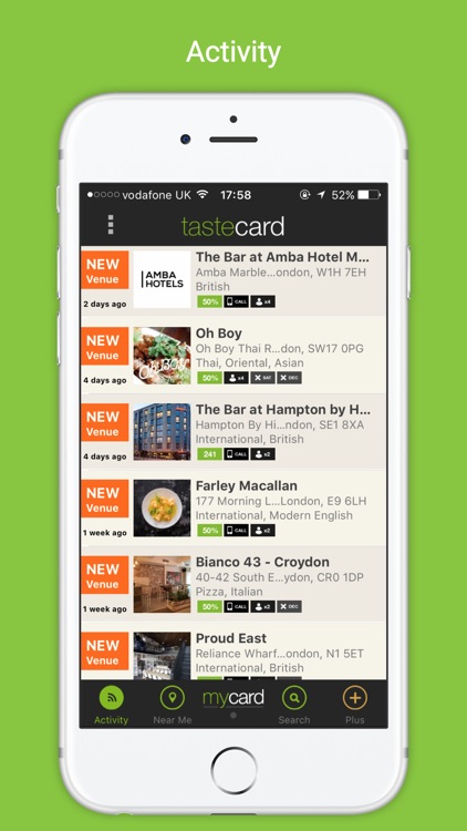 tastecard dining discounts