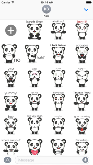 Panda - MYOSE - Make Your Own Sticker Emoji(圖2)-速報App