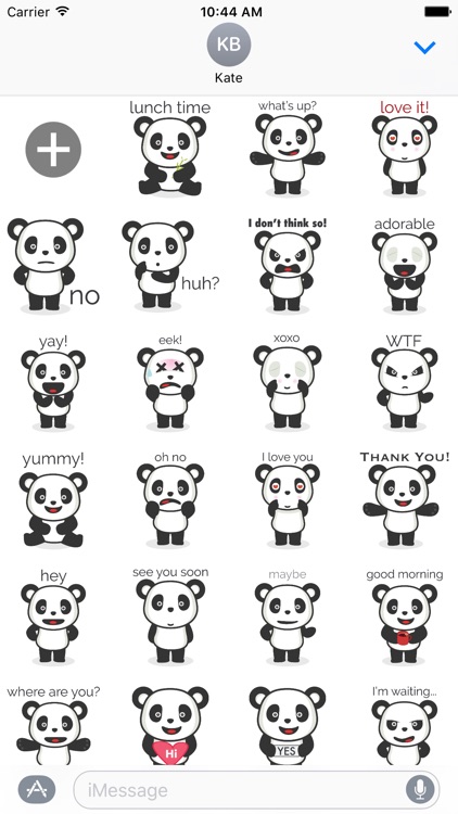 Panda - MYOSE - Make Your Own Sticker Emoji