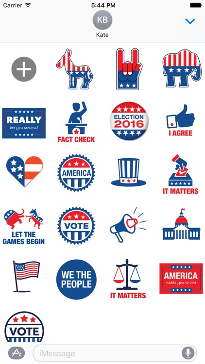 Election 2016 - MYOSE: Make Your Own Sticker Emoji