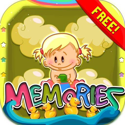 Memories Matching Puzzle Easy Draw with Kids Games Icon