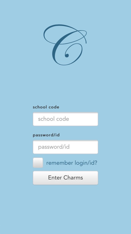 Charms Blue – Student App