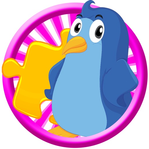 Kids Penguin Jigsaw Puzzle Fun Game icon