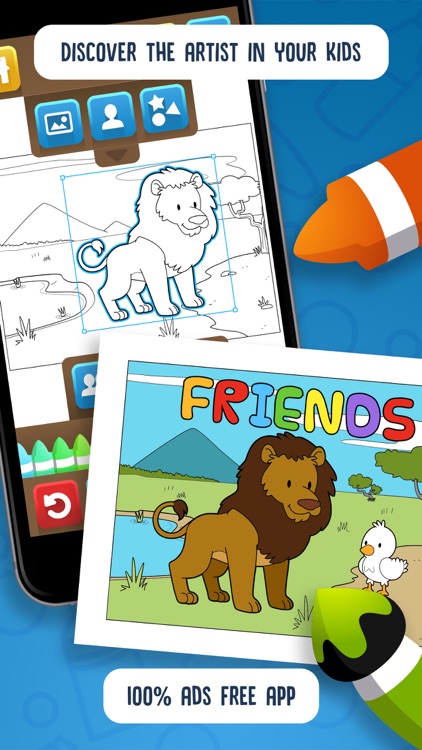 Playcell Coloring Time Animals screenshot-4