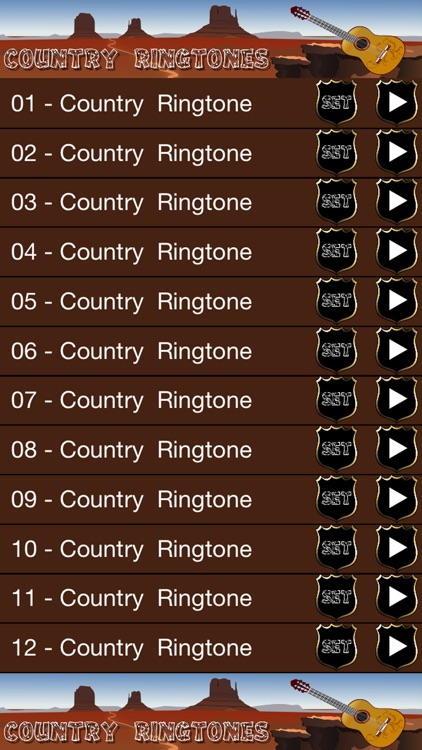 Country Music Ringtones and Text Tones for iPhone