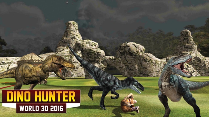 恐龙猎人人类攻击3D