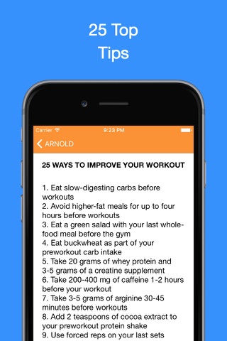 Arnold - free efficient workouts for fitness, yoga, cardio exercises screenshot 3