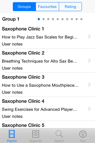 Saxophone Clinic screenshot 2