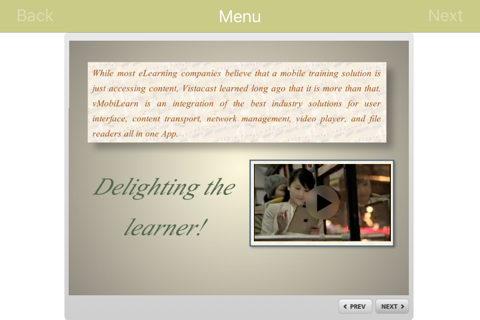 vMobiLearn HD screenshot 3