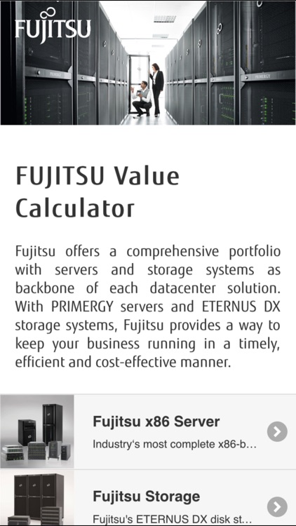 FUJITSU Value Calculator